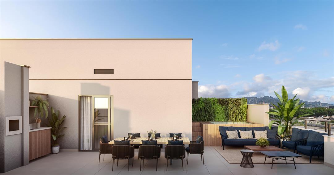 Sensia Barra Ficha Técnica Tamanho do terreno - 30.542,57m² Mais de 4.800m² de área de lazer coberta e descoberta, equipada e decorada Unidades de 2 e 3 quartos com suíte e varanda gourmet Até 2 vagas de garagem Melhores gardens e coberturas da região 12 torres 288 unidades totais 8 apartamentos por andar 2 elevadores por torre Torres 03,04,09 e 10 são 5 pavimentos Torres 01,02,05,06,07,08,11,12 são 4 pavimentos 533 vagas totais 11 vagas pcd 1 vaga de carro elétrico 58 vagas para visitantes Principais diferenciais do produto: Apartamentos personalizáveis da planta ao acabamento Acesso exclusivo ao Via Parque Shopping Condições de pagamento exclusivas Box privativo para todas as unidades Localização estratégica, no coração da Barra da Tijuca Fachada revestida de Ecogranito e Textura Vista para a Pedra da Gávea Sala e cozinha integradas Excelente acabemento padrão Gás Canalizado Itens de lazer cobertos: Salão de festas adulto Salão de festas juvenil Salão de festas infantil Salão de jogos adulto Salão de jogos Teen/gamer Brinquedoteca Espaço multiuso (Yoga, dança judô) Bicicletário Coworking Market Place Petcare Academia Pranchário Espaço Beleza Sauna com descanso Gourmet multimídia Churrasqueira Itens de lazer descobertos: Quadra Poliesportiva Playground Petplace Área de piquenique Quadra de Beach Tennis Piscina Infantil Piscina Adulto Lavanderia Futmesa