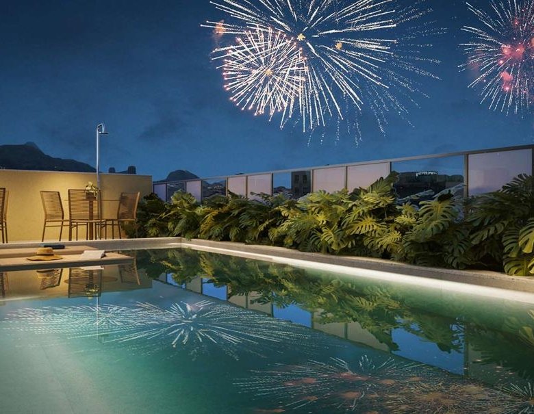O Soul Rio Copacabana apresenta um design arquitetônico moderno e exclusivo, assinado pelo renomado escritório Casé Lima, com uma fachada marcante desenvolvida pela Cité Arquitetura. Situado na Rua 5 de Julho, 154, o projeto é da Monza Incorporações, que também assina os interiores e áreas comuns. Este lançamento conta com 64 studios de 35 m² a 46 m², 4 gardens entre 65 m² e 76 m², além de 10 double suítes de 71 m² e 3 coberturas com terraço e área de lazer privativa. Cada unidade foi planejada para garantir o máximo conforto aos moradores, com acabamentos de qualidade e espaços bem distribuídos. O condomínio oferece uma estrutura completa de lazer, incluindo o Gourmet Lounge, Running Room e a Sky Pool, além de segurança com controle de acessos para tranquilidade dos residentes. As condições de aquisição são vantajosas para quem deseja investir em um imóvel na planta, com uma valorização potencial significativa na região. O projeto adota ainda iniciativas sustentáveis, promovendo o uso consciente dos recursos naturais.